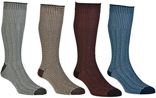 HJ Hall Indestructible HJ4 Fancy Marl Half Hose Socks / UK 6-11 &amp; UK 11-13 (UK 6-11 Eur 39-46, Lovat) by HDUK Mens Socks