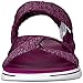 Skechers Performance Women's H2 Goga Bountiful Flip Flop, Purple, 8 M US