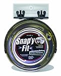 MidWwest Homes for Pets Snap'y Fit Stainless Steel Food Bowl / Pet Bowl, 1 qt. for Dogs & Cats