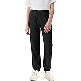 Haloumoning Boys Joggers Pants Kids Casual Elastic Waist Cuffed Sweatpants 5-14 Years