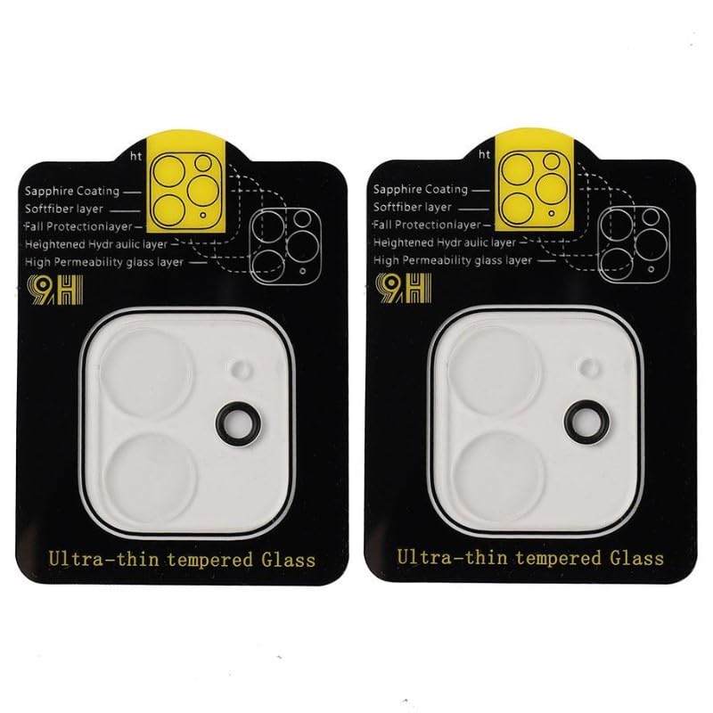 INF Pack of 2 camera protectors for iPhone 11 tempered glass camera cover