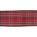 DII Holiday Dining Table & Kitchen Décor Metallic Fabric, Christmas Table Runner, 14x108, Red Tartan Plaid