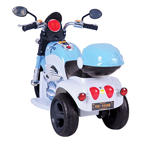 Kid Motorz 6V Motorcycle Ride On, Blue Pricepulse