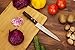 Professional Sashimi Sushi Knife,2/3 Tang Unbroken Soufull Japanese Surgical Grade stainless steel,325mm with Razor Sharp Blade, Gray Leather Wooden Handle with Double Riveted-Durable with Gift Box