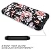 OBBCase iPhone X Case, [Heavy Duty] Three Layer Hybrid Sturdy Armor High Impact Resistant Protective Cover Case For iPhone X 2017 Release,Rose Flower/Black