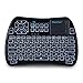 iPazzPort Bluetooth Mini Wireless Keyboard Cover with Touchpad and RGB Backlit, IR Learning Function for for Android TV Box, Nvidia Shield TV, Smart TV, Raspberry Pi