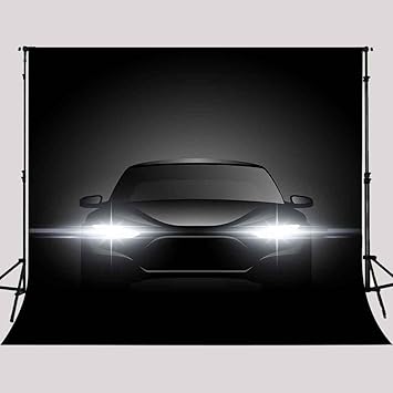 Amazon Com Fuermor Black Background 10x10ft Cool Car Photo Photography Backdrop Props For Studio Pfu045 Camera Photo