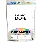 Everyday Dose Creamer with Collagen &amp; Probiotics &ndash; A2 Milk Creamy Coffee Creamer for Gut Health, Energy, Mental Clarity, Immune Support, Skin &amp; Nails &ndash; Gluten Free, Soy Free, 14 Servings