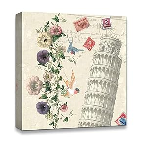Canvas Wall Art Famous Building Birds/Flowers...