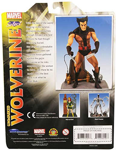 Diamond Select Marvel Select Unmasked Wolverine Figure - Image 3
