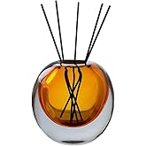 ELEMNTS Amber Glass Vase, DIY Empty Reed Diffuser Bottle for Essential Oils, 200mL, Aromatherapy, Modern Home Decor, AV1533