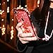 OCYCLONE Cute iPhone 8 Case, Cute iPhone 7 Case, Glitter Luxury Bling Diamond Rhinestone Bumper with Ring Grip Kickstand Protective Thin Girly Red iPhone 8 Case/iPhone 7 Case for Women Girl - Red