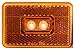 Perterson V170A Piranha Amber LED Clearance/Side Marker Light with Reflex (3001.7272)