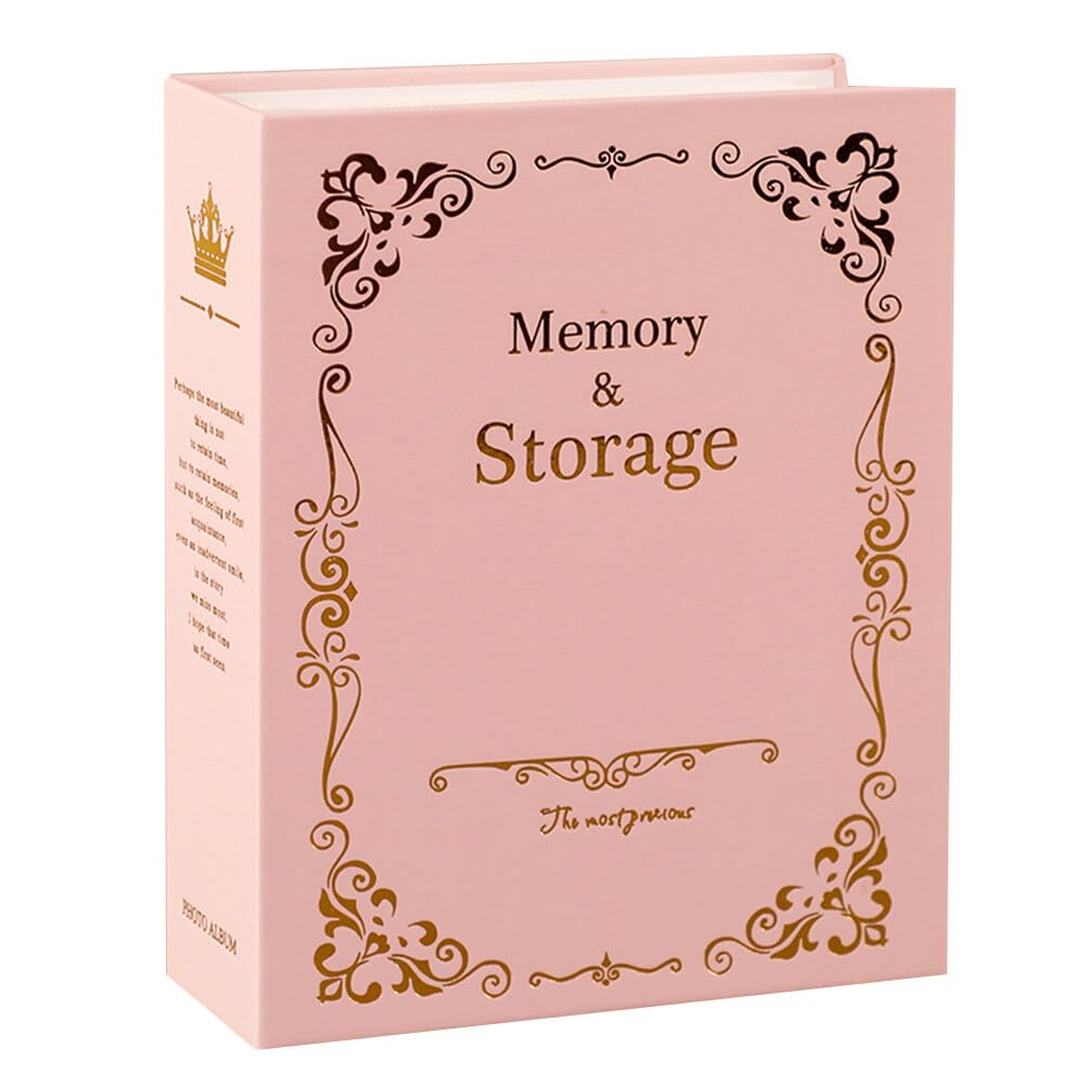 Katutude Photo Album 50 Pages Large Capacity Photo Album Scrapbooking Photo Albums with Pockets for 100 Photos Large Memory Album Photo Album Book for Wedding Travel Children Baby