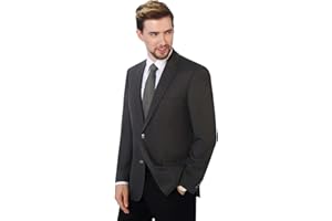 P&L Men's Classic Fit Blazer Elegant Suit Jacket Stretch Sport Coat for Business Daily Wear, Regular and Big & Tall Sizes