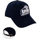 Desert Cactus University of New Hampshire Baseball Hat UNH Wildcats Brimmed Embroirderd Hats Cap Adjustable Cloth Strap Adult (Style A) Blue