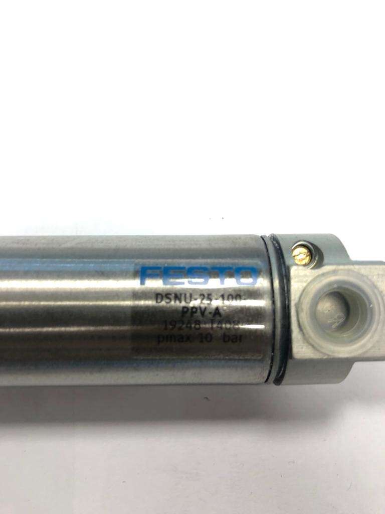 Festo DSNU-20-40-PPV-A ISO Cylinder, G1/8 Connection, 1-10 bar Pressure