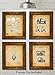 Lone Star Art Original Thomas Edison Patent Prints - Set of Four Photos (8x10) Unframed - Makes a Great Home or Office Decor and Gift Under $20 for Inventors