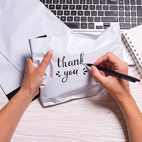 5 RUSPEPA+White+Poly+Mailer+Envelopes