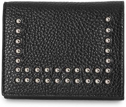 Amazon J M Davidson ジェイアンドエムデヴィッドソン n 7266 Folded Wallet With Studs スタッズ 三つ折り財布 カラー9990 Black 並行輸入品 J M Davidson ジェイ エム デヴィッドソン シューズ バッグ