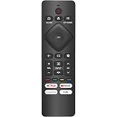 Remote Control Replacement for Philips Google/Android Smart TV, Universal and No Setup Required (Without Voice Function)