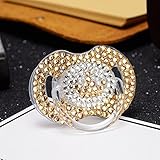 MIYOCAR shining bling bling pink crystal rhinestone king style Pacifier/ Nipples /Dummy /cocka /chupeta baby gift babyshower