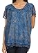 Sakkas Hope Embroidery and Seqiun Accents Summer Blouse