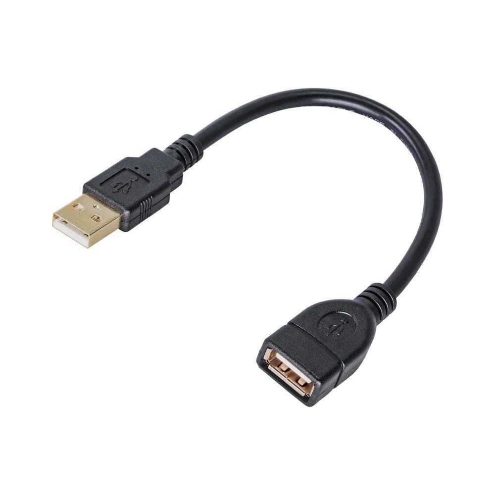AKYGA AK-USB-23 USB A Female to A Male 2.0 Cable Extension Cable 15 cm