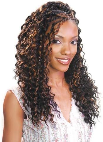 FreeTress Synthetic Hair Braids Deep Twist Bulk 22 (6-Pack, 2) by Freetress Manufacturer Part Number: 5672