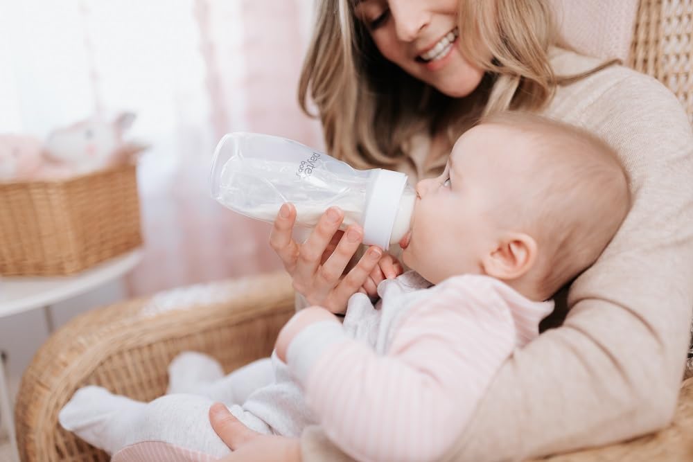 Playtex Baby NATURALATCH Comfort Wide Neck Nipples for Babies 3+ Months, Medium Flow (2 Count), Feeding Essentials for Newborn and Breastfeeding Babies