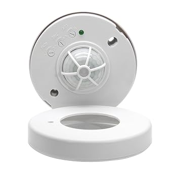 HTAIYN Interruptor de la luz del sensor de movimiento infrarrojo de 360 grados con