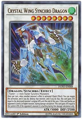 Amazon 遊戯王 英語版 Dupo En068 Crystal Wing Synchro Dragon