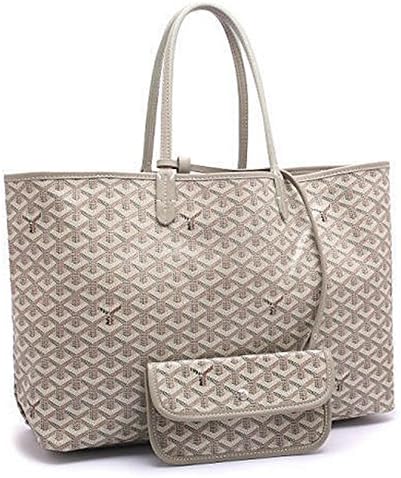 Wallet Purse Oversize PU Leather Top-Handbag Bag Stylish Women Gift Large Size 21",12",6"(khaki)