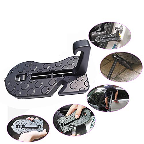 Vehicle Doorstep Hooked On The U Shaped Of Latch With Foldable And Safety Hammer