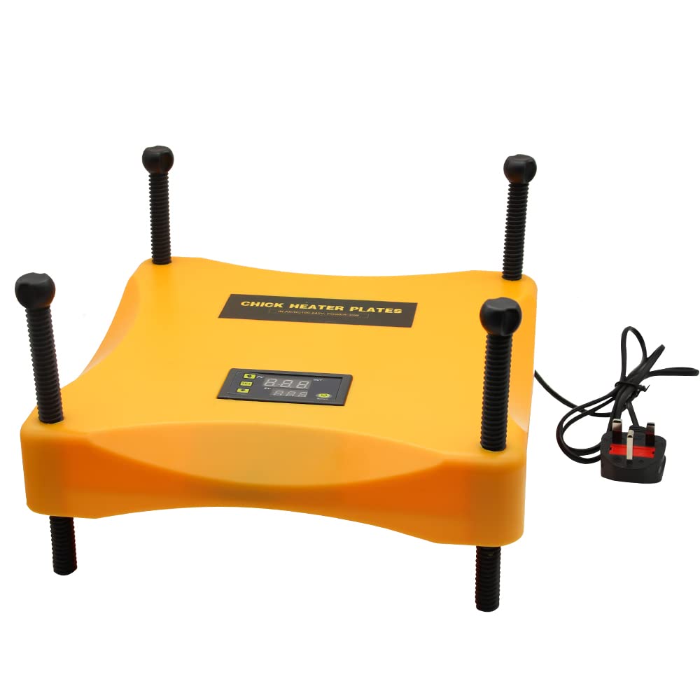 Chick Brooder Poultry Incubator Up to 15-20 Chicks, With Thermostat Temperature Control and Digital Display, Coop Cage Heater