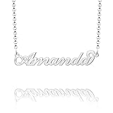 Q&Locket Amanda Name Necklace Personalized