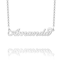 Q&Locket Amanda Name Necklace Personalized