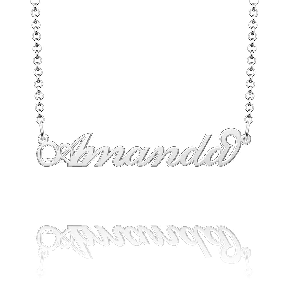 Q&Locket Amanda Name Necklace Personalized
