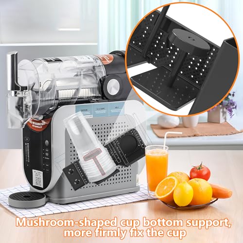 Cup Holder Compatible with Ninja SLUSHi Frozen Drinks Maker FS301UK, Lid Straw Cup Organizer Accessories for Ninja Slushie Machine