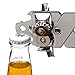 Vanika Stainless Steel Can Opener with Carbon Steel Blade and Can Strainer