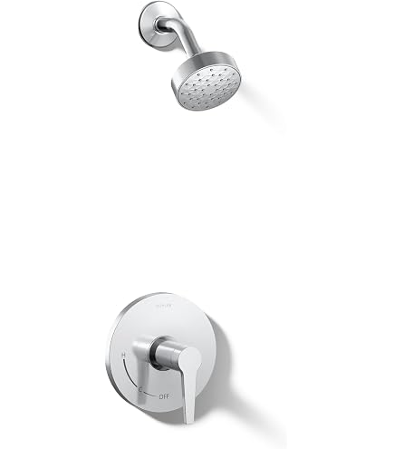KOHLER K-TS97074-4G-CP Pitch Bath and Shower Trim Kit, Single
