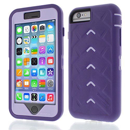 Apple iPhone 6 Drop Tech Purple Gumdrop Cases Silicone Rugged Shock Absorbing Protective Dual Layer Cover Case