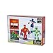 Plus Plus - Instructed Play Set - 170 Piece Robots - Construction Building Stem Toy, Interlocking Mini Puzzle Blocks for Kids (03726)