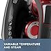 BLACK+DECKER IR3010 Impact Advanced Steam Iron, Black/Red