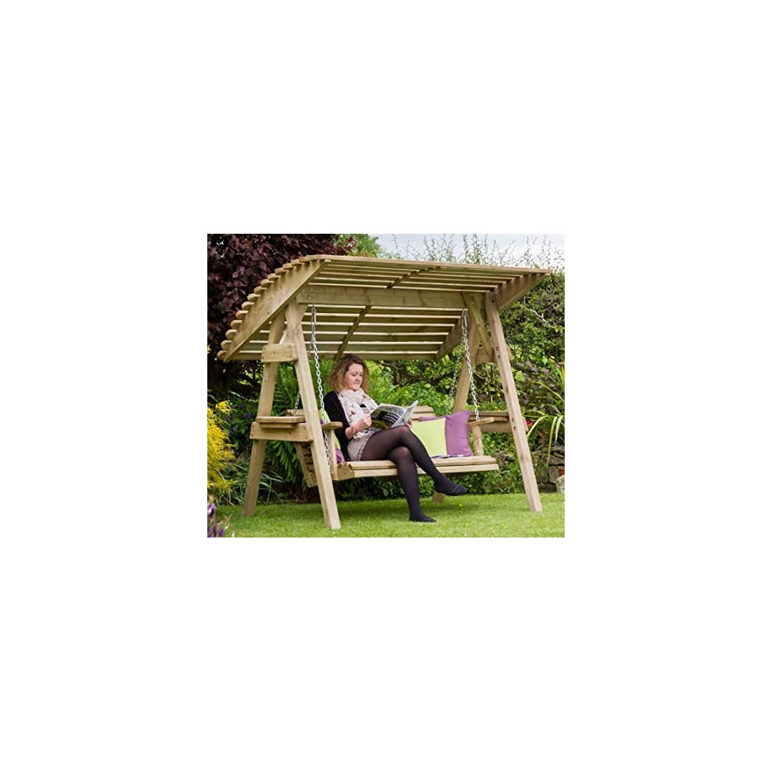 Wooden Garden Swing Bench Seat - ASTONSHEDSUK