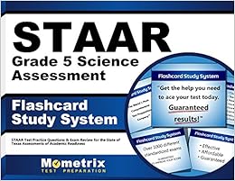 Staar Grade 5 Science Assessment Flashcard Study System - 