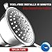 Apthrill 8541795019 Shower Head, Silver