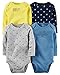 Carter's Baby Boys 4-pack Long-sleeve Bodysuits (9 Months, Cuteness)