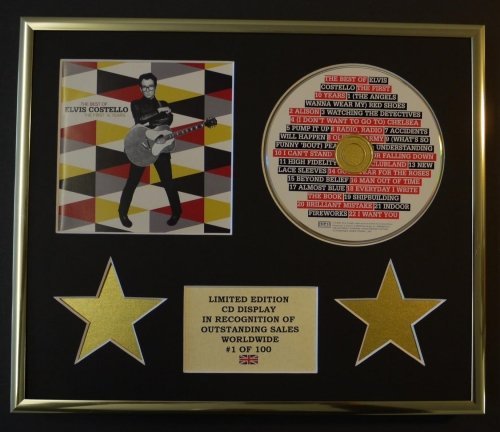 ELVIS COSTELLO/CD DISPLAY/LIMITED EDITION/COA/THE FIRST 10 YEARS