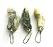 Genuine Rabbit Foot Key Chains Good Luck Two Tones (12 PACK) ONE DOZEN